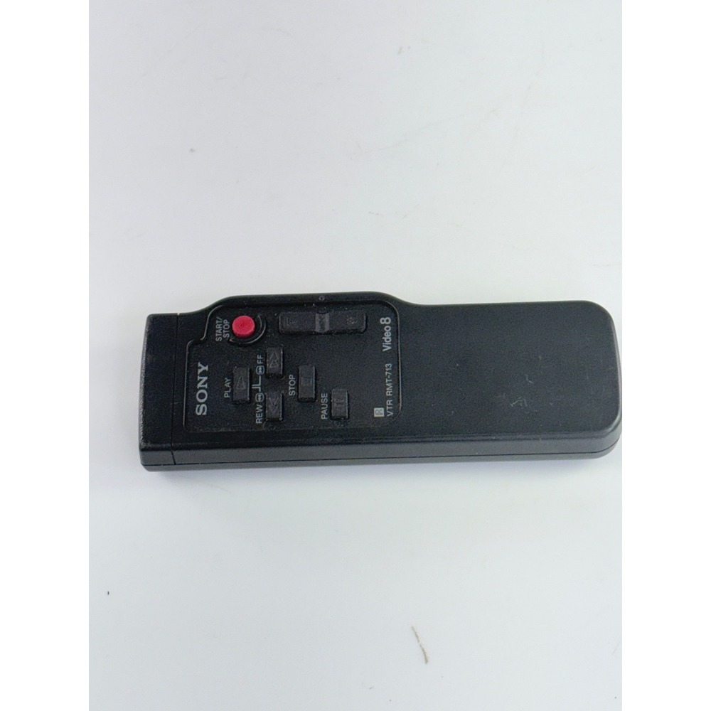 Sony RMT-713 VTR Video 8 Camcorder Remote Control OEM Genuine Untested - Picture 2 of 8